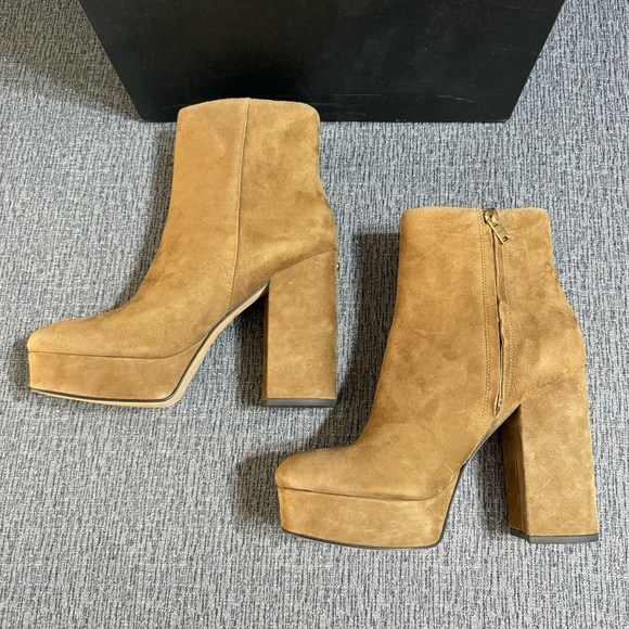 Coach Women’s Iona Suede Block Heel Booties - Picture 8 of 16